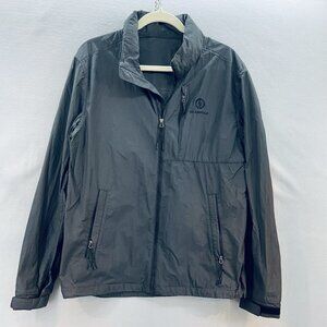 Vintage‎ Beanpole Outdoor Gray Windbreaker with Tuck-away Hood Sz Medium
